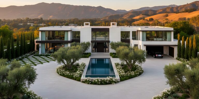 Luxury home in Beverly Hills showcasing architecture, privacy, and high-end residential living