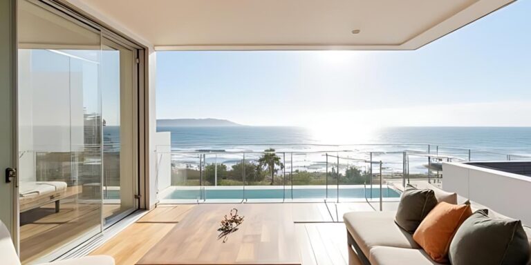 Ocean Front Walk property in Venice Beach with beachfront architecture and coastal setting