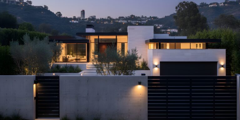 Gated luxury home in Los Angeles representing off-market real estate transactions
