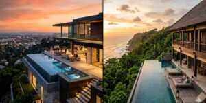 Luxury homes in Los Angeles and emerging lifestyle markets illustrating global capital migration in real estate