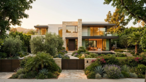 Contemporary Los Angeles luxury home with clean architecture and private garden representing the $1M to $3M luxury buyer market