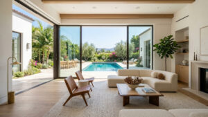 Beverly Hills luxury home interior with indoor-outdoor living connection — luxury buyer strategy 2026